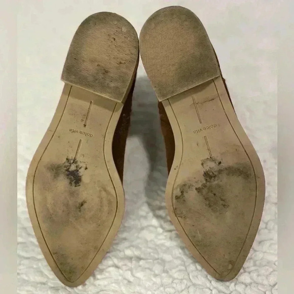 Dolce Vita Able Brown Suede Leather Bootie Size 8.5 - Picture 9 of 11